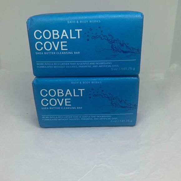 Two Bath & Body Cobalt Cove Shea Butter Soap - Picture 1 of 2
